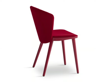 REED 619 - Upholstered velvet chair by Origins 1971 - view 3